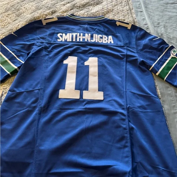 Jaxon Smith-Njigba Seattle Seahawks Stitched Jersey Size Large - Picture 1 of 5